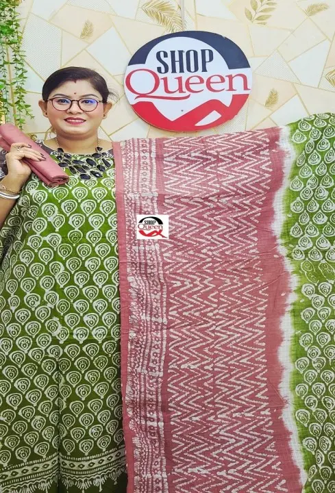 Batik Three Pis Green