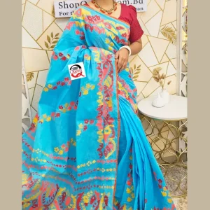 প্রাইড কটন জামদানী শাড়ী - Image 2