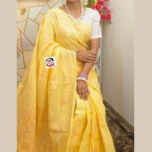 প্রাইড কটন স্যাডোওয়ার্ক শাড়ী - Image 4