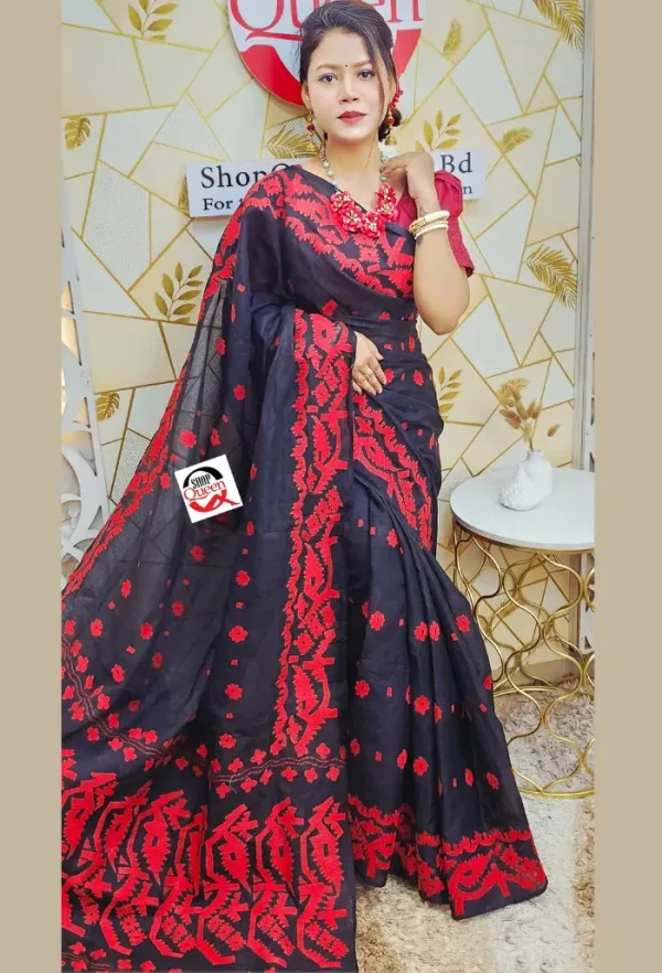 প্রাইড কটন জামদানী শাড়ী