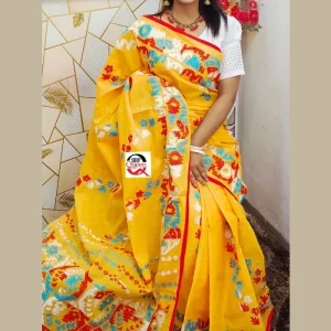 প্রাইড কটন জামদানী শাড়ী - Image 4