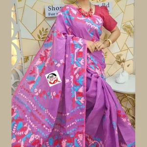 প্রাইড কটন জামদানী শাড়ী - Image 9