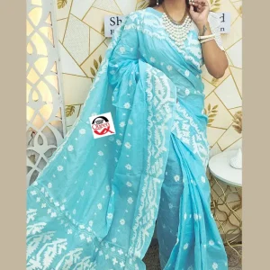 প্রাইড কটন জামদানী শাড়ী - Image 5