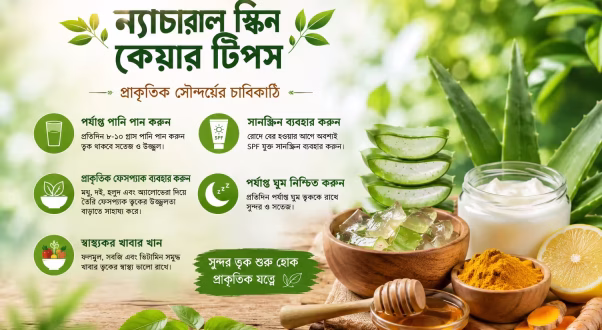 ত্বকের উজ্জ্বলতা বাড়াতে ৫টি সহজ বিউটি কেয়ার টিপস