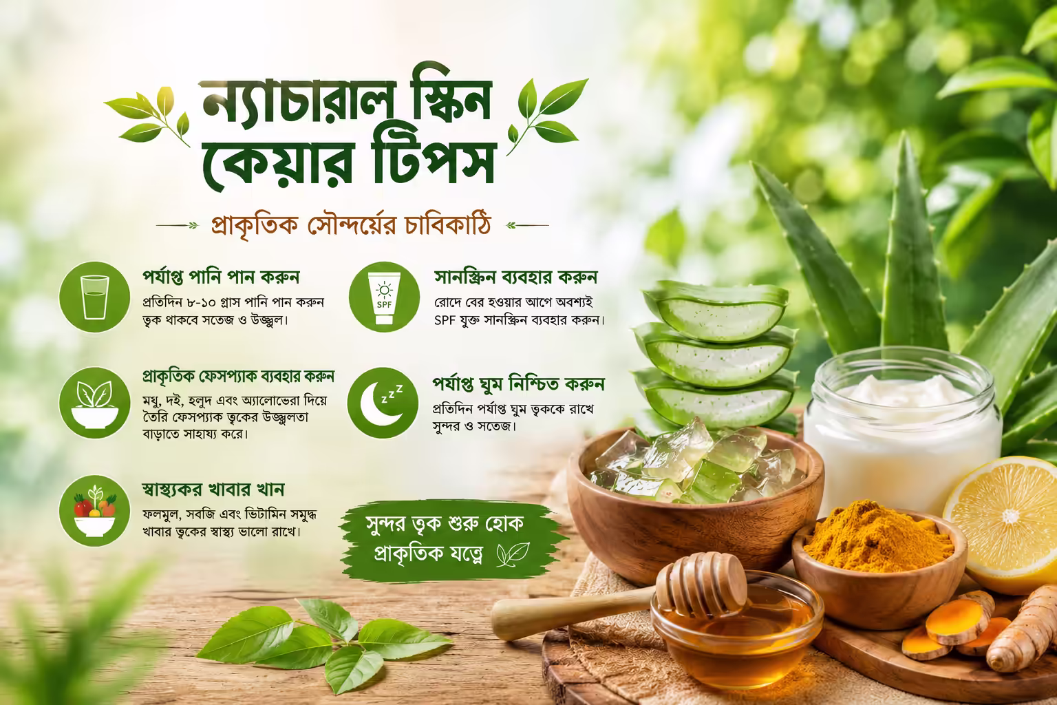 ত্বকের উজ্জ্বলতা বাড়াতে ৫টি সহজ বিউটি কেয়ার টিপস