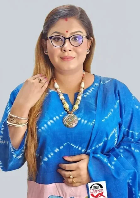 অরবিট ভয়েল কটন,হাতের কাজ টাই ডাই, কাঠ ব্লক, তাত কাপড় আন্সটিচ টু পিস - Image 2